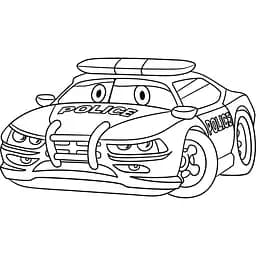 Роспись по холсту "Полицейская машинка" Art Craft 15072-AC 25х30 см