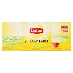 Чай чорний Lipton Yellow Label 50 г (25 шт. х 2 г) (35727)