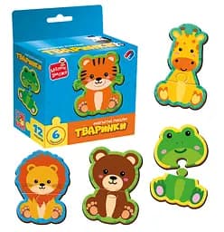 Гра развивающая, пазлы магнитные Животные