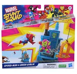 Набір іграшковий Hasbro Marvel Stunt Squad Смешін хіроус Spider-Man vs Green Goblin (F6894_F7062) - мініатюра 4