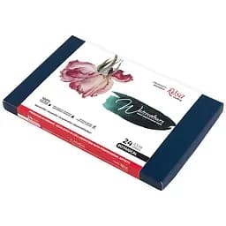 Набір акварельних фарб BOTANICAL картонний пенал 24 кольорів х 2,5 мл кювета Rosa Gallery