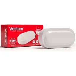 Светодиодный овальный светильник ЖКХ Vestum 12W 4500K 220V 1-VS-7202