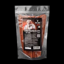 Ковбаски курячі ДО ПИВА Meat Chips зі смаком сметани, зелені та сиру (в/к) 500г