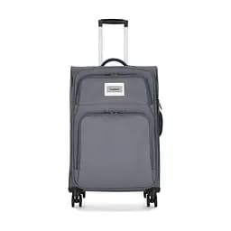 Валіза Bagland Валенсія середня 63 л сірий (003796624) 