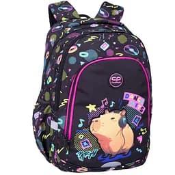Рюкзак CoolPack Prime Pro Capybara Music 21 л 41х31х15 см чорний (F162961)