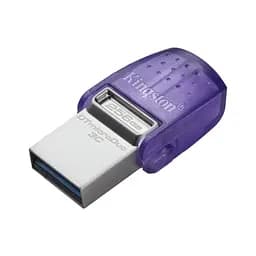 Накопичувач 256GB USB 3.2 Type-A + Type-C DT microDuo 3C R200MB/s Kingston teh0013391 - мініатюра 7