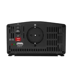 Перетворювач напруги інвертор Offgridtec 12 V на 230 V 500 W/1000W чиста синусоїда - мініатюра 2