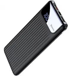 Портативна батарея Powerbank Baseus Thin QC3.0 M+T Dual input Digital LCD 10000 mAh PPYZ-C01 Black