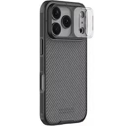 Карбонова накладка Nillkin CamShield Pro для Apple iPhone 17 Pro Max 6.9" Transparent black