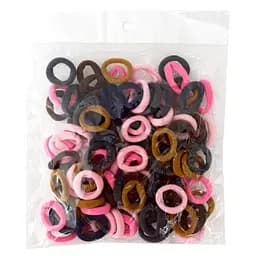 Резинки для волосся Кольорові La-beauty 0307-1086-1 мікрофібра, 100 шт