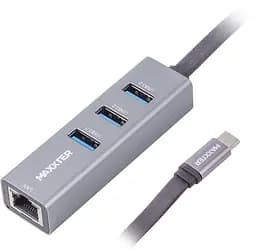 Мережева карта Maxxter USB NECH-3P-02 (NECH-3P-02)