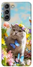 Чохол Demsky Spring cat для Samsung Galaxy S21