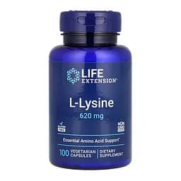 Амінокислота Life Extension L-Lysine 620 мг 100 капс