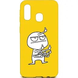 Чохол-накладка Toto Cartoon Soft Silicone TPU Case Samsung Galaxy A40 FK 9 Yellow