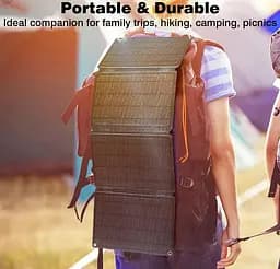 Сонячна панель Solar panel IP67 30W 2xUSB (PD) виходу (BS-030) - мініатюра 5
