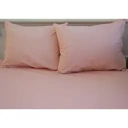 Простирадло на резинці з наволочками TAG Tekstil Pale Blush 180х200х20 см 000224314 - мініатюра 2