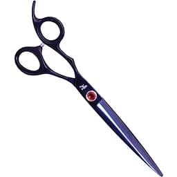 Ножиці грумерські для стрижки собак DezynaDog Ignis 7 прямі для шульги