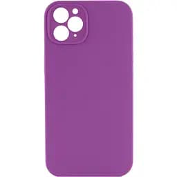 Чохол Epik Silicone Case Square Full Camera Protective AA NOLOGO для Apple iPhone 11 Pro 5.8 Фіолетовий/Grape