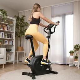 Велотренажер Hop-Sport HS-4000H Grant чорно-золотистий - мініатюра 3