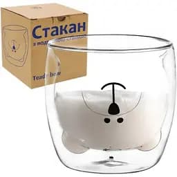 Склянка з подвійною стінкою SnT Teady bear 300 мл (202-40)
