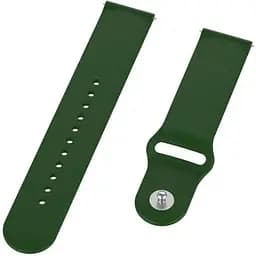 Ремінець DK 20mm Silicone Sport Band для смарт-годинника Huawei, Samsung, Xiaomi (011908) (virid) - мініатюра 4