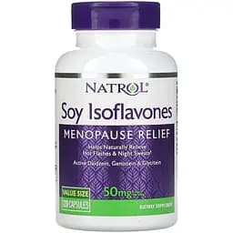 Натуральна добавка Natrol Soy Isoflavones 50 mg 120 капсул