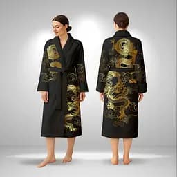 Кімоно жіноче з плюшевого велюру Emperor 29484 XL