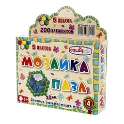 Мозаїка-пазл Colorplast Ø20 мм №4 (200дет.) 1-145 - мініатюра 2