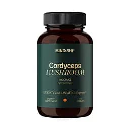 Диетическая добавка Гриб Кордицепс Mind Shi Cordyceps Mushroom 1000 мг 60 капсул