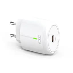 Мережевий зарядний пристрій XO L113 PD 20W (1USB-C) з кабелем Type-C - Lightning білий - мініатюра 3