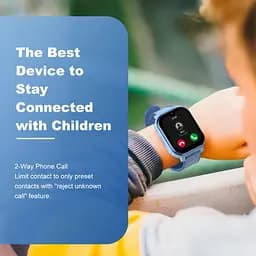 Розумний смарт годинник для дітей Lemfo S3 з дзвінками від SIM-карти, GPS, прослушкою, SOS та TikTok, YouTube, Google, WhatsApp Синій - мініатюра 7