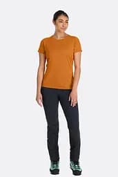 Футболка жіноча Rab Syncrino Base Tee Womens 12 Темно-сірий - мініатюра 3