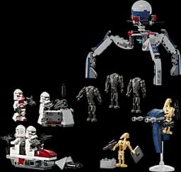 Конструктор LEGO Star Wars Клони-піхотинці й Бойовий дроїд. Бойовий набір 215 деталей (75372) - мініатюра 2