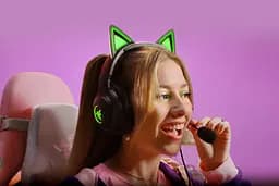 Гарнітура Kraken Kitty V2, RGB, USB-A, чорний Razer teh0013127 - мініатюра 4