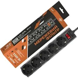 Мережевий фільтр PREMIUM LP-X5 3 м Black (3520Вт)