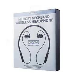 Вакуумні Bluetooth навушники‑гарнітура Remax RB‑S29 Чорні - мініатюра 4
