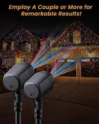 Вуличні світлодіодні лазерні гірлянди Enjoyedled Christmas Laser Lights, RGB - мініатюра 2