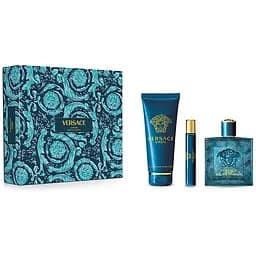 Набір Versace Eros 100 мл + 10 мл парфумована вода 150 мл гель для душу