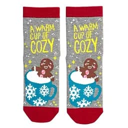 Новорічні шкарпетки з індійської бавовни "a Warm Cup of Cozy" 213101