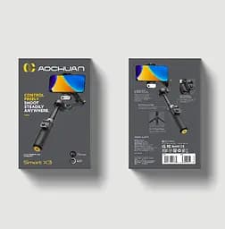 Триосьовий стабілізатор AOCHUAN Professional Gimbal Stabilizer for Smartphone SMART X3 AI Black (AOCHUAN-SMARTX3AI-W) - мініатюра 2