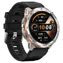 Розумні тактичні смарт-годинник Kospet Tank T3 Ultra 2 модуль GPS Silver (18654) - мініатюра 3