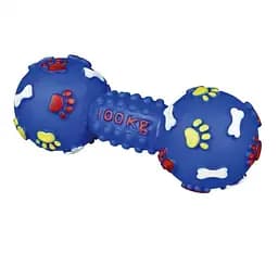 Іграшка для собак Trixie Гантель лапка з пищалкою, 15 см, в асортименті (3361)