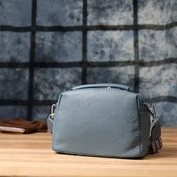 Жіноча сумка Vintage з двома секціями з натуральної шкіри 22.5х14х9.5 см sum0027586 - мініатюра 10