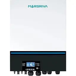 Сонячний інвертор Marsriva MR-SPF8000M TWIN (Version 1) 8 кВт, однофазний, MPPT, чиста синусоїда білий/чорний