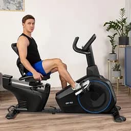 Горизонтальний велотренажер Gymtek XBR6000 електромагнітний синій - мініатюра 6