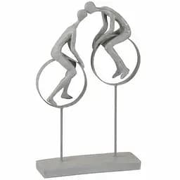 Статуетка J-line поцілунок закохана сіра пара 35 см (6173)