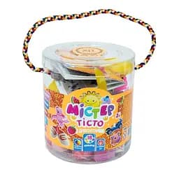 Набор теста для лепки Strateg Мистер тесто, с блестками, 18 цветов (71804)