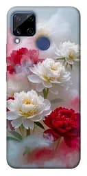 Чохол Demsky Red and white smoke для Realme C15