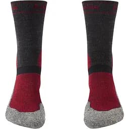 Шкарпетки Bridgedale Mountain Bike Winter Weight T2 Merino Sport Boot Graphite/Red XL (1053-710353.223.XL) - мініатюра 2