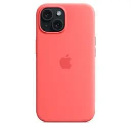 Силіконовий чохол CasePro Silicone Case with MagSafe Guava для iPhone 15 Plus - мініатюра 5